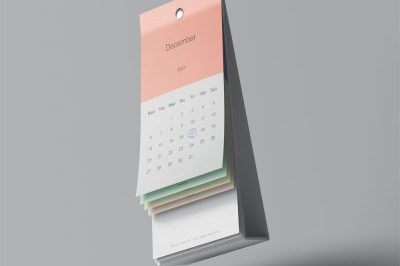 Custom cheap desk mini pocket calendar (6)