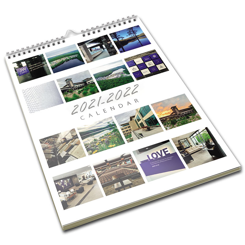 Custom coloring printing daily wall calendar