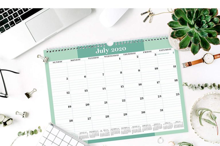 Custom large mounted wall calendar (3)