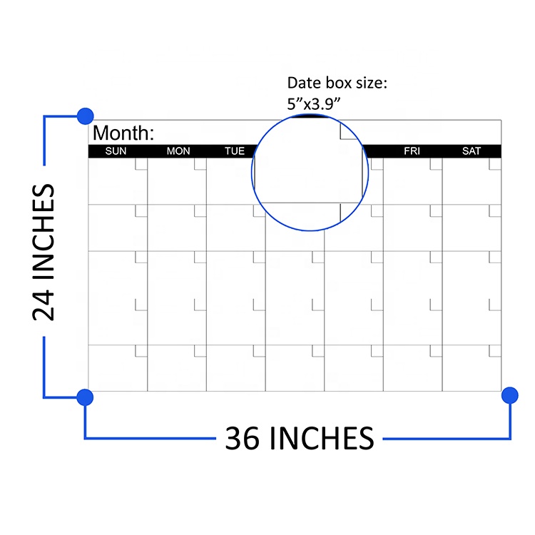Custom planner premium large posters calenda