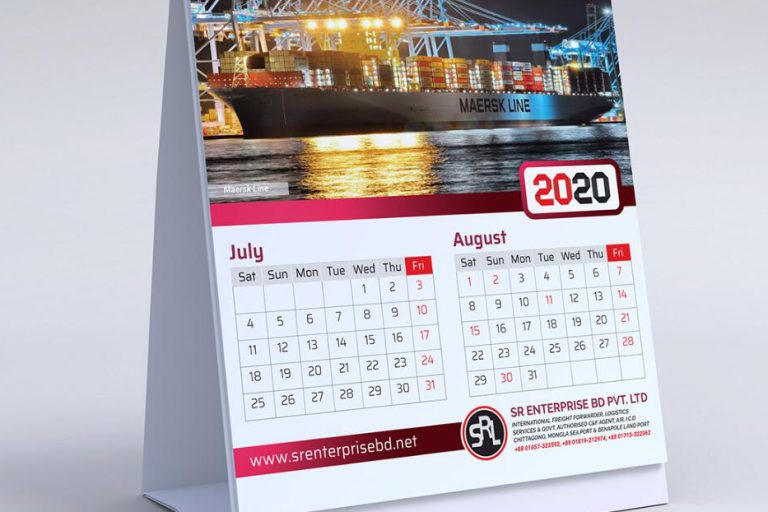 Custom printing desktop office diary calendar (6)