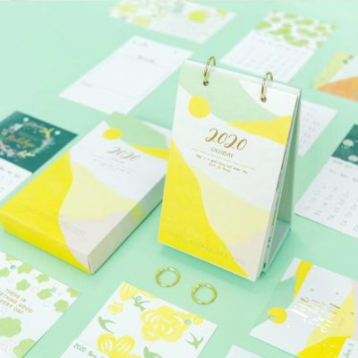 Good things schedule theme pocket calendar (1)