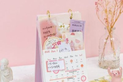 Good things schedule theme pocket calendar (3)