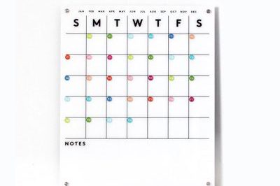 Magnetic acrylic wall calendar for office (4)