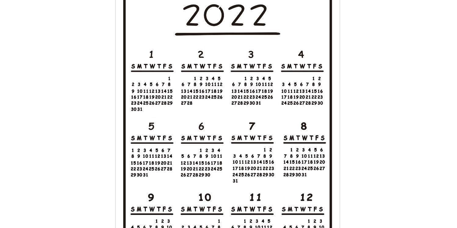 Nordic style canvas painting poster calendar (5)