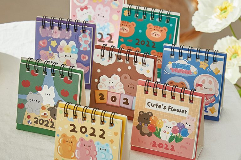 Student planning organization stationery pocket calendar (4)
